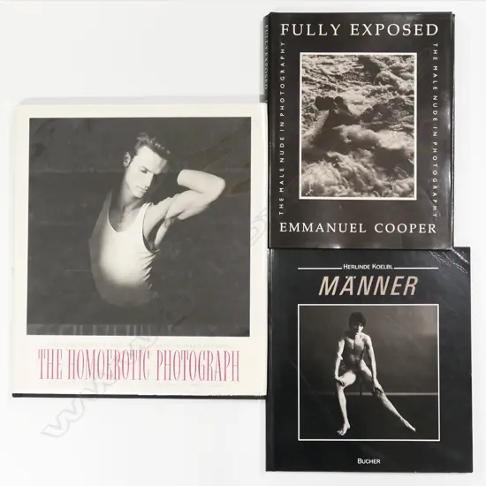 THREE MALE NUDE PHOTOGRAPHY BOOKS